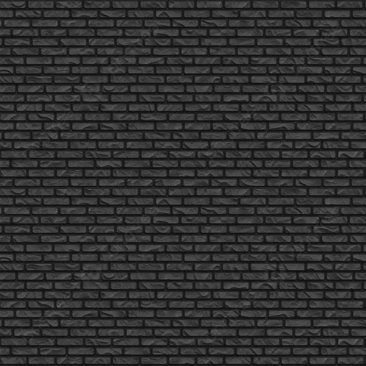 Black Brick Texture With Crumpled Design Wallpaper