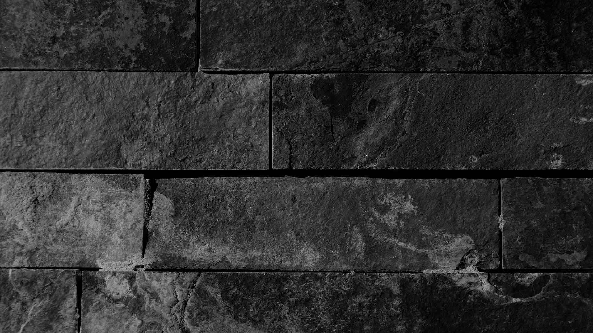 Black Bricks Wall Texture Wallpaper