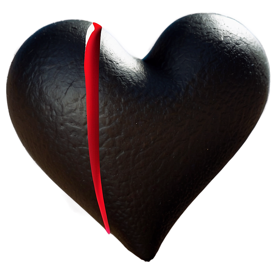 Black Broken Heart Emoji Png Djj PNG