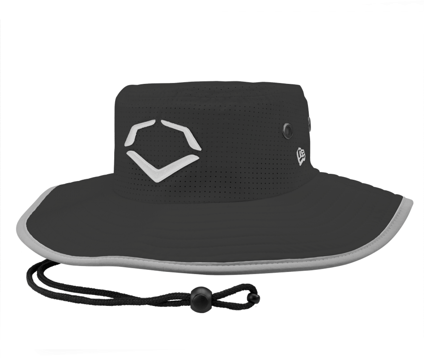 Black Bucket Hatwith Logo PNG