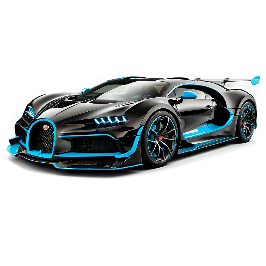 Download Black Bugatti Divo Png Gaf64 | Wallpapers.com