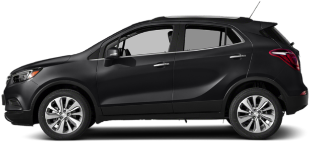 Black Buick Encore Side View PNG