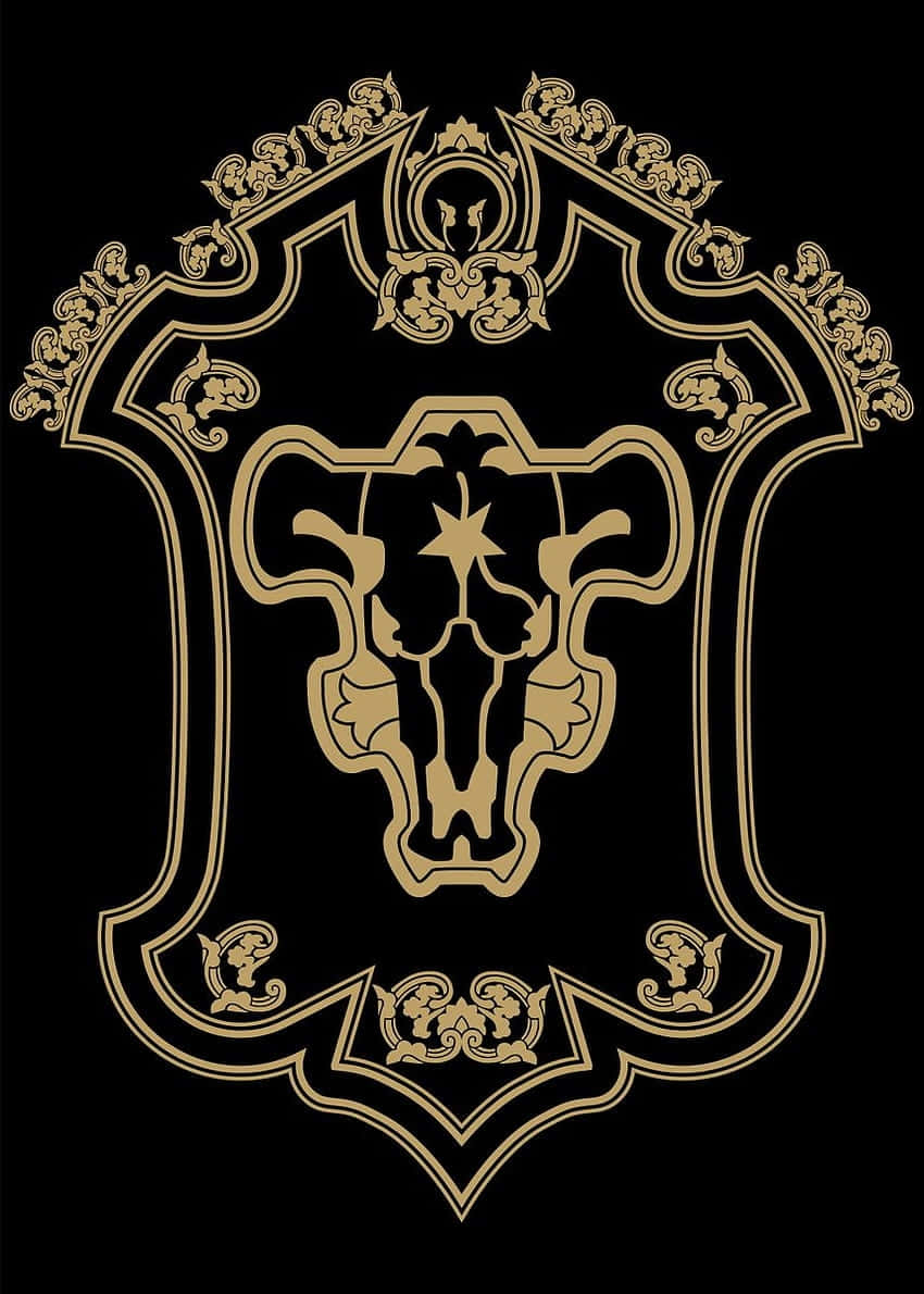 Black Bull Crest Black Clover Wallpaper