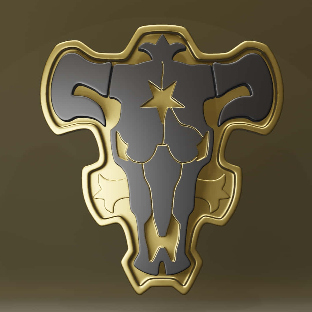 Black Bull Emblem Black Clover Wallpaper