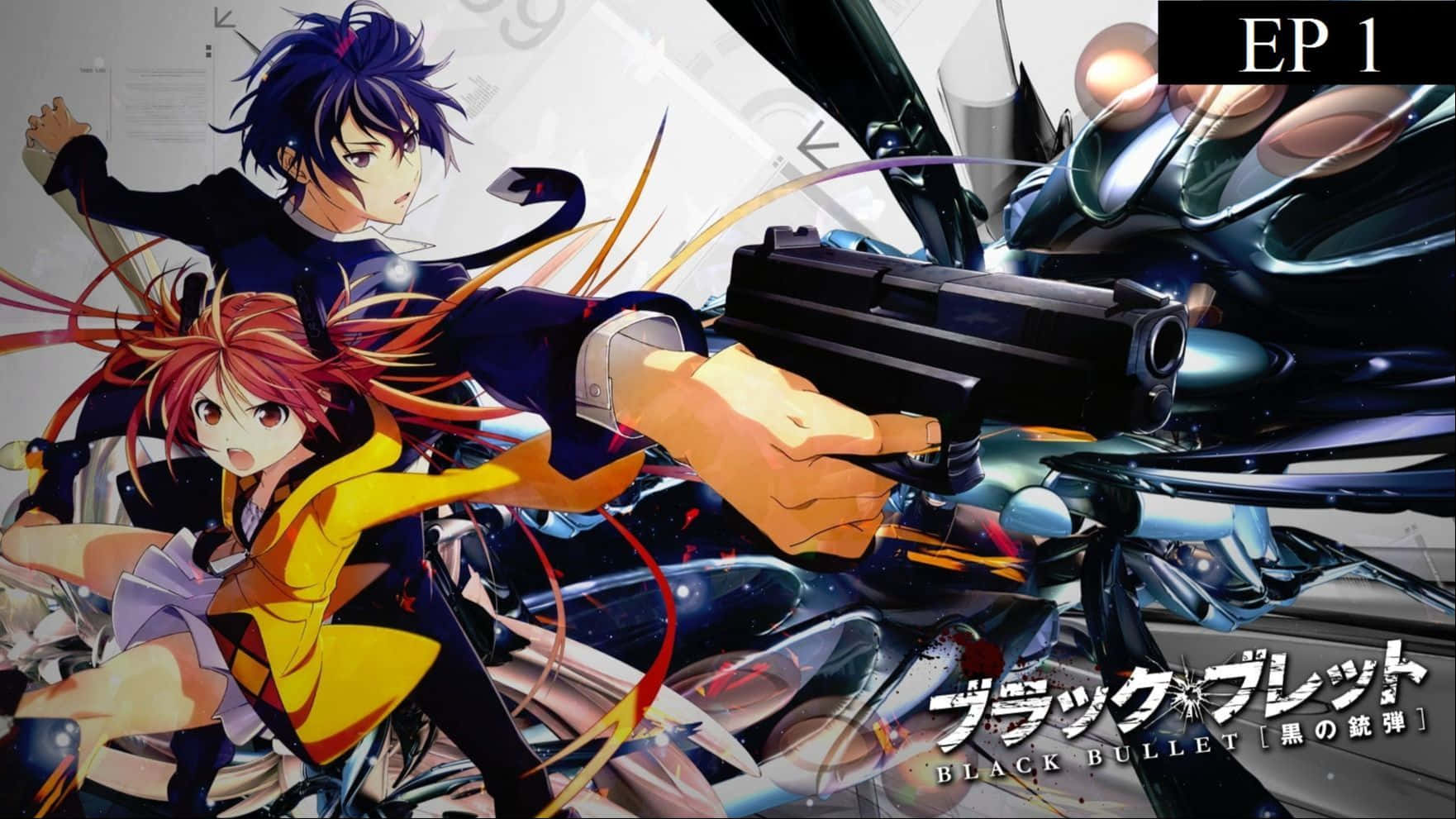 A Anime Character Holding A Gun