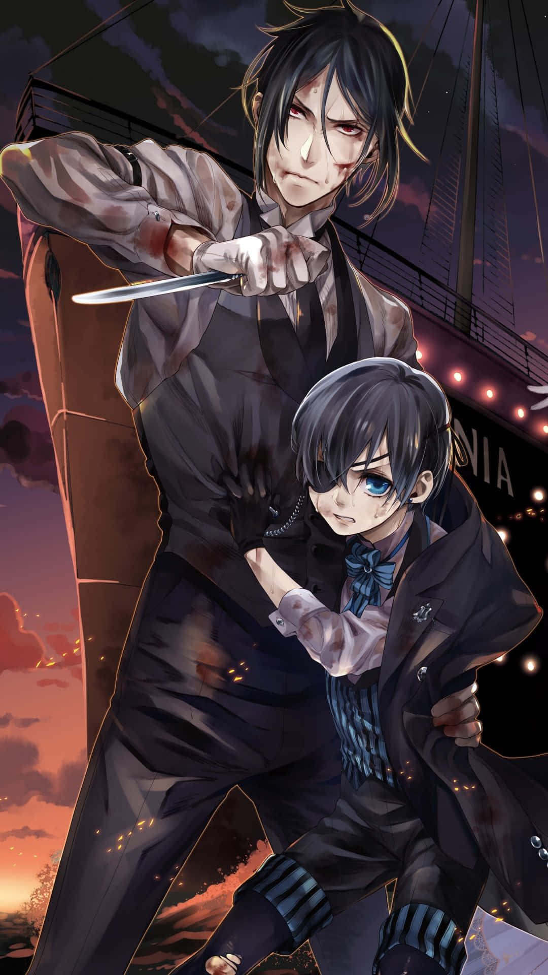 Ciel and Sebastian, the dynamic duo of Black Butler