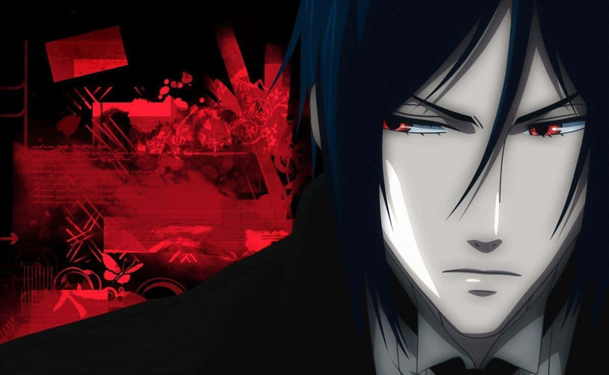 Regard Intense Personnage Black Butler Fond d'écran