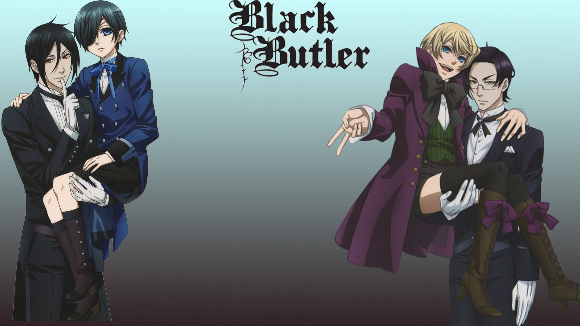 Black Butler With Their Master