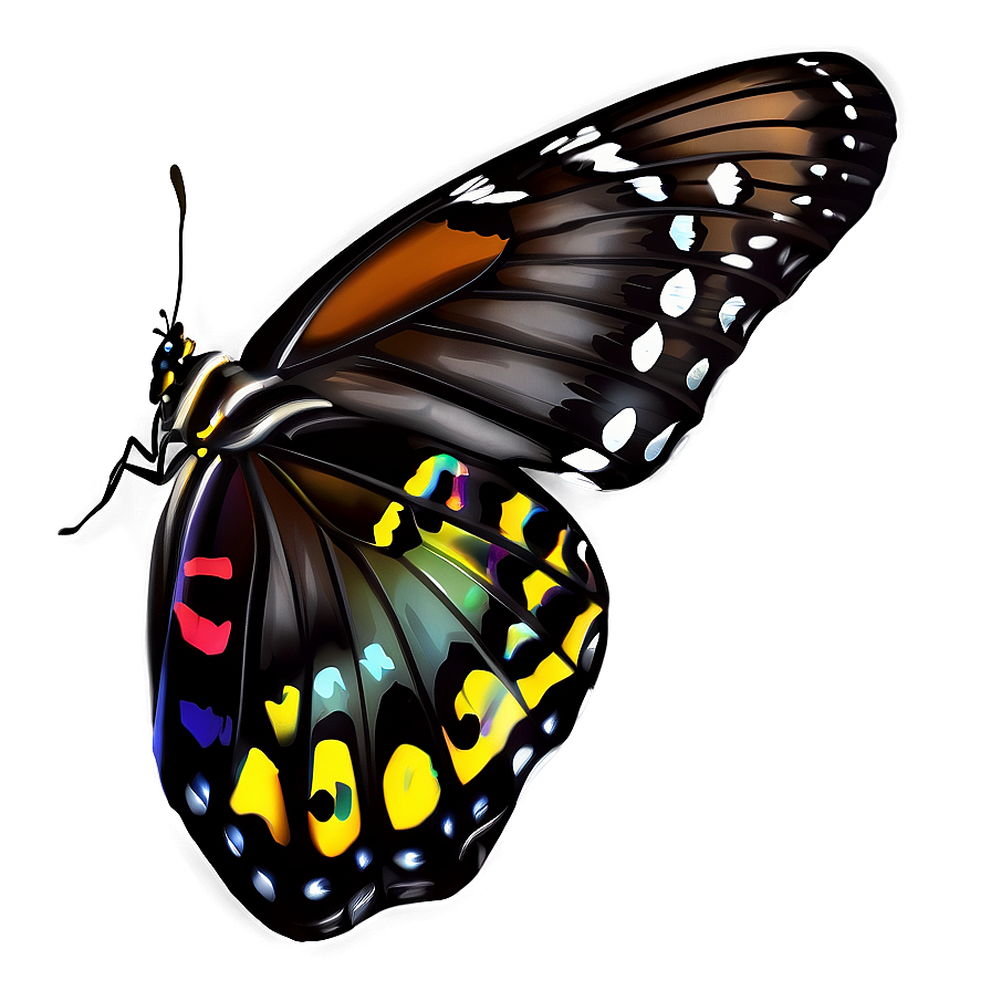 Black Butterfly A PNG