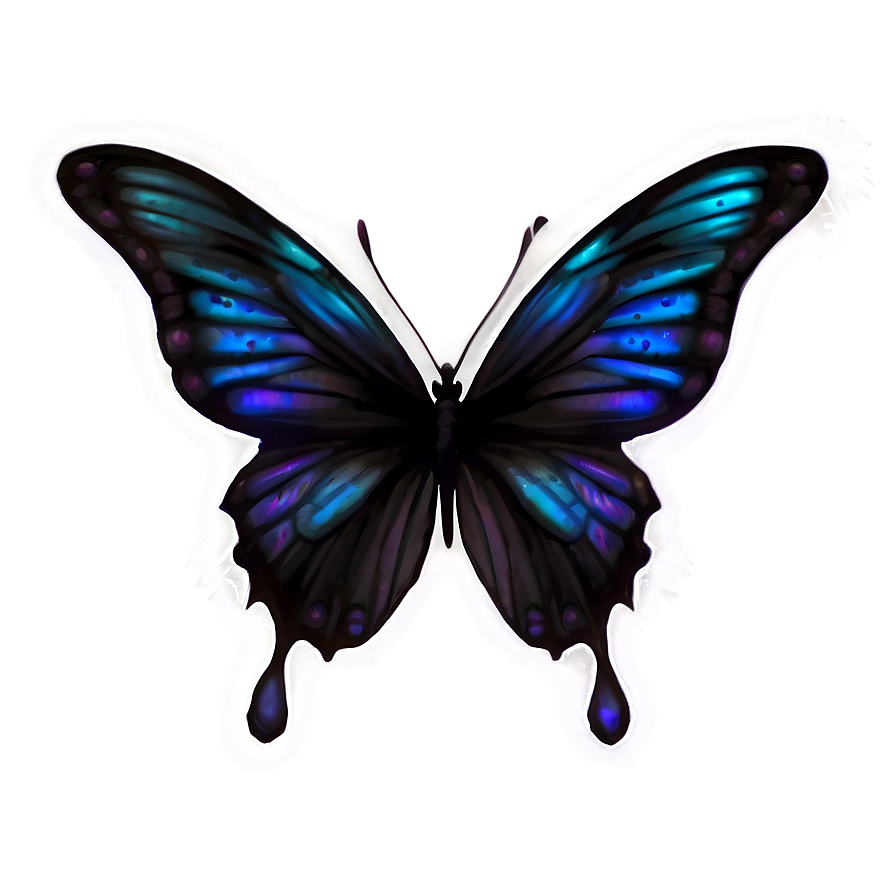 Black Butterfly Mirage Png Kuf PNG