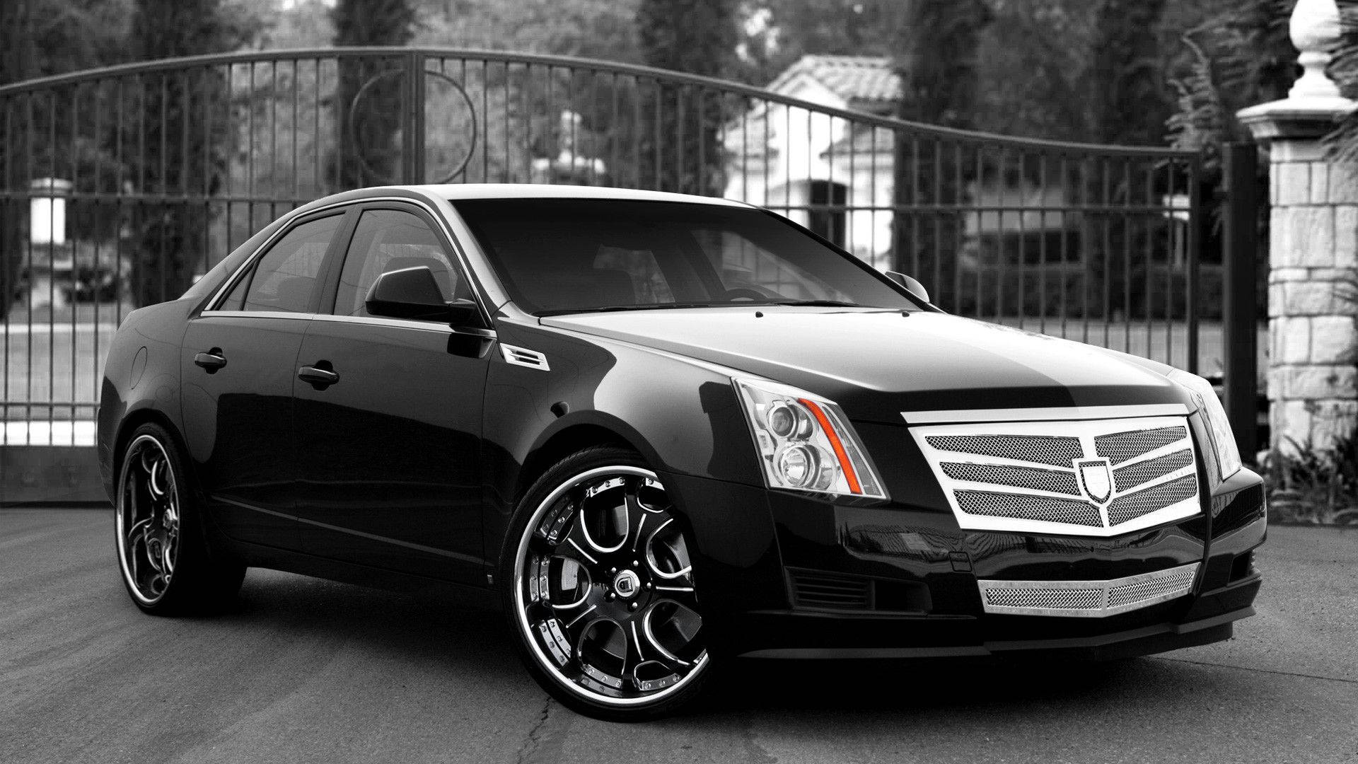 Black Cadillac Cts