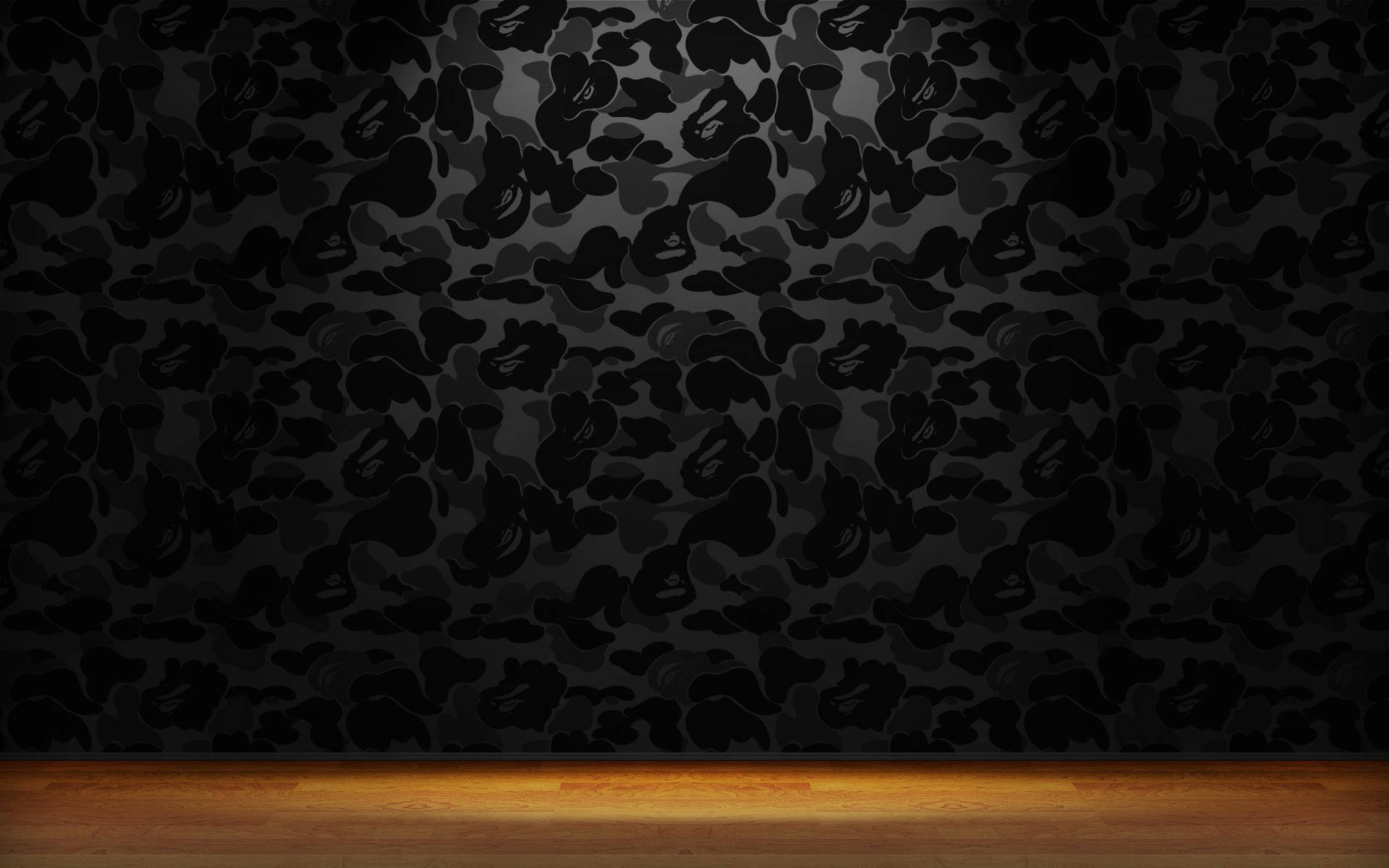 Rock The Stage In Bape Black Camo Wallpaper