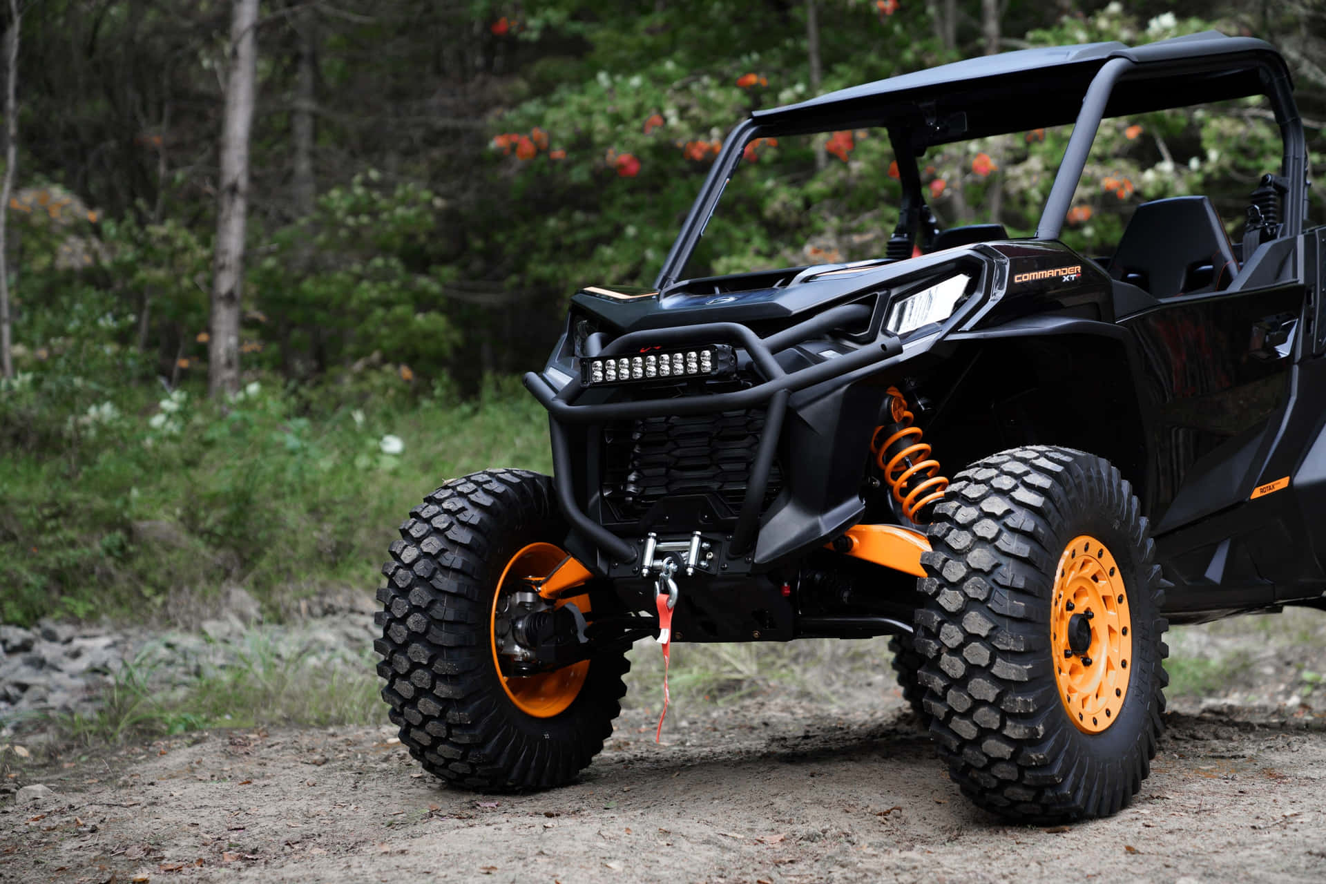 Black Can Am Offroad Vehicle Wallpaper