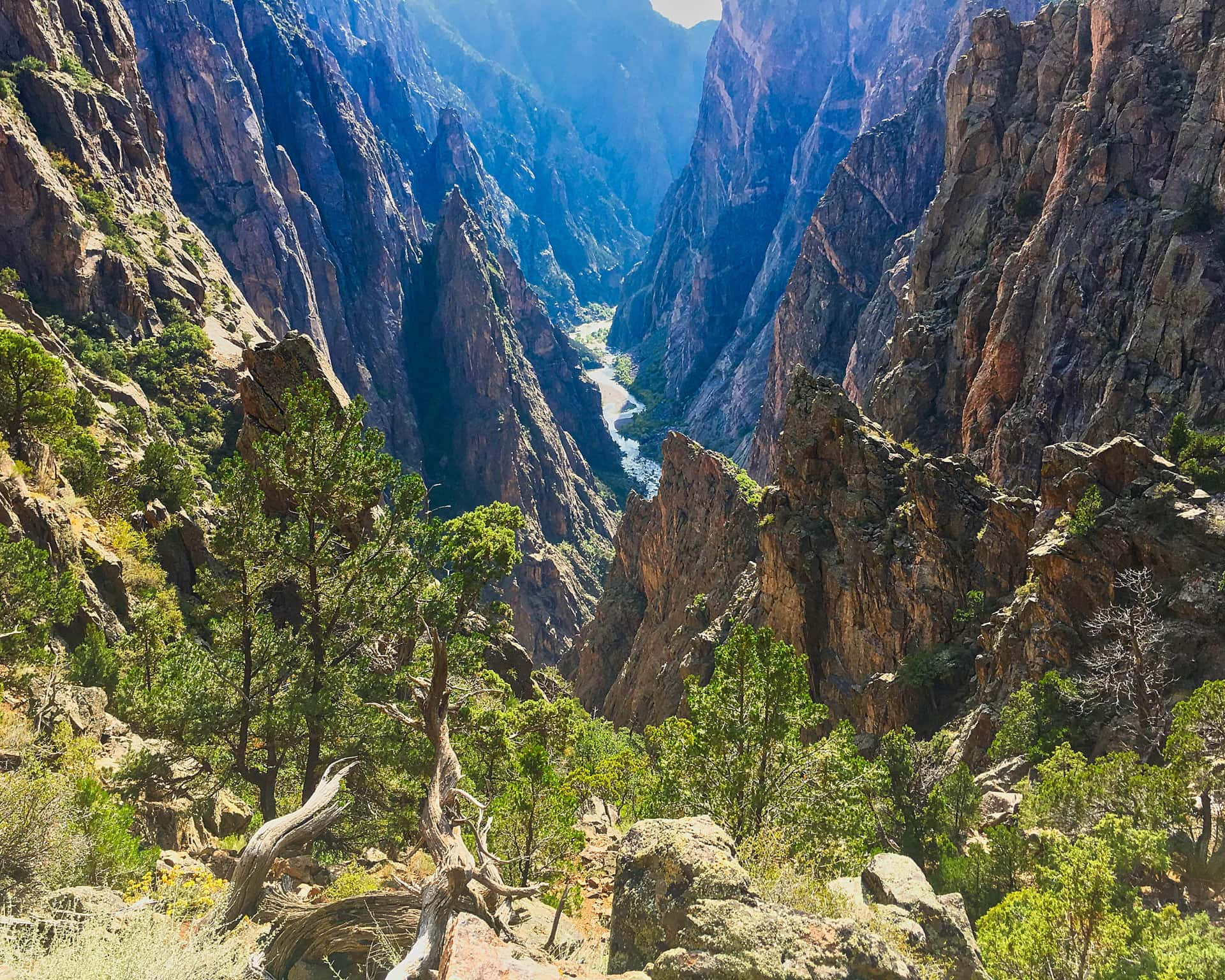 Take time to explore the breathtaking Black Canyon Wallpaper