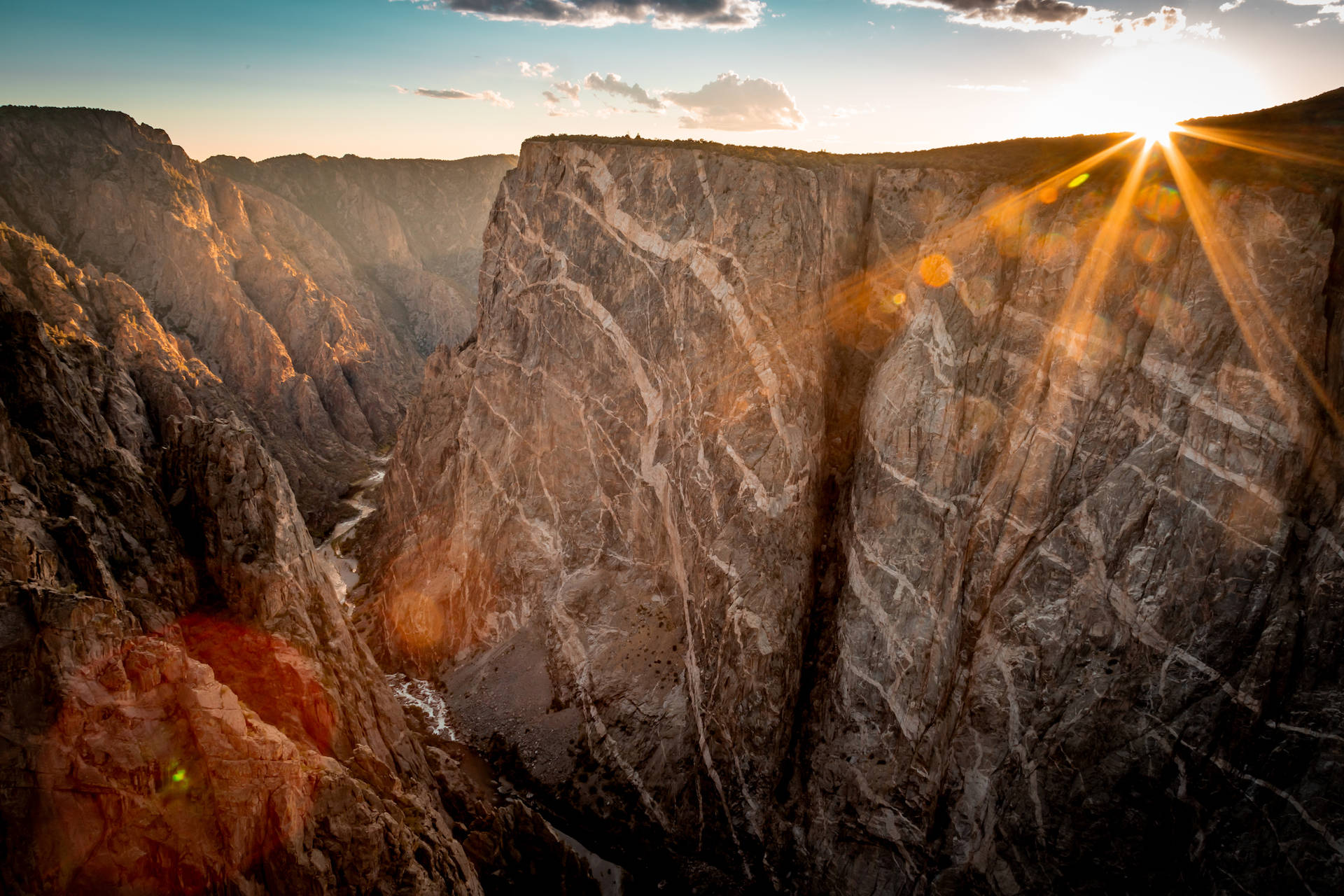 Black Canyon Colorado Sunset Wallpaper