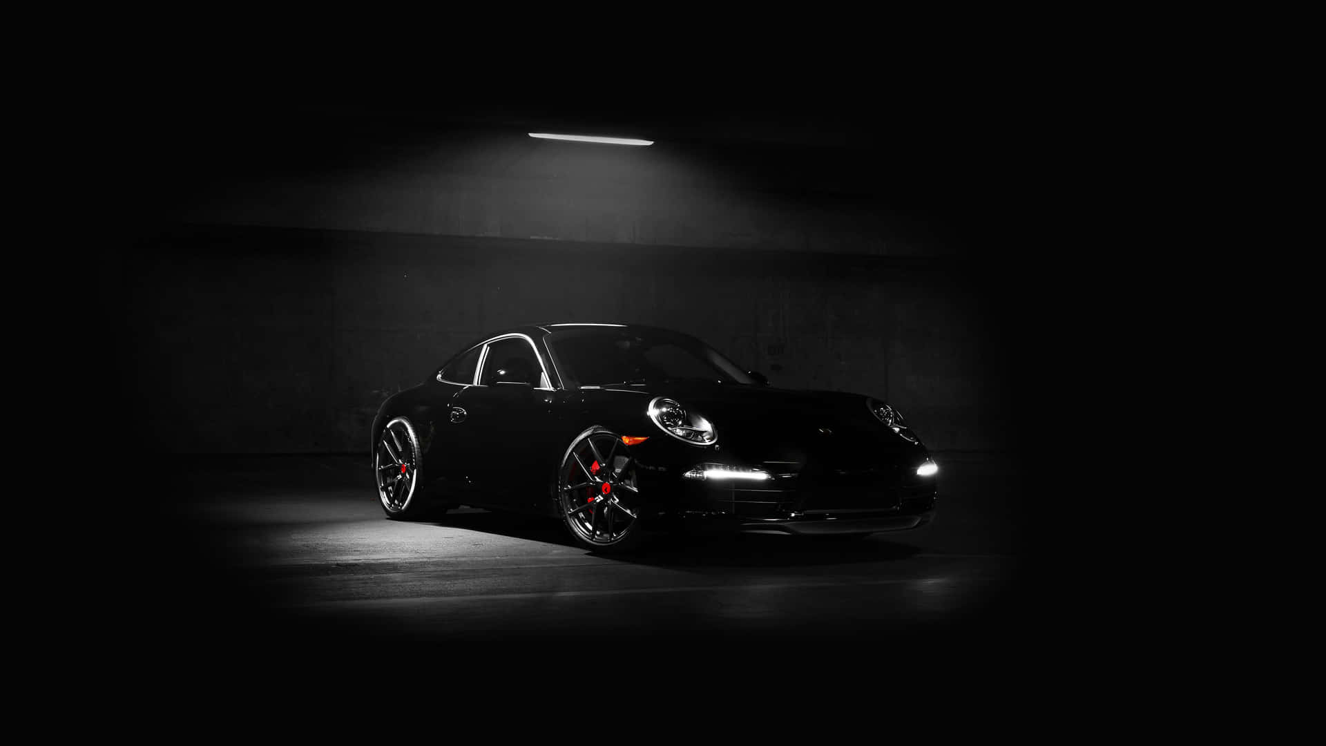 Black Car 4k Porsche 911 Wallpaper