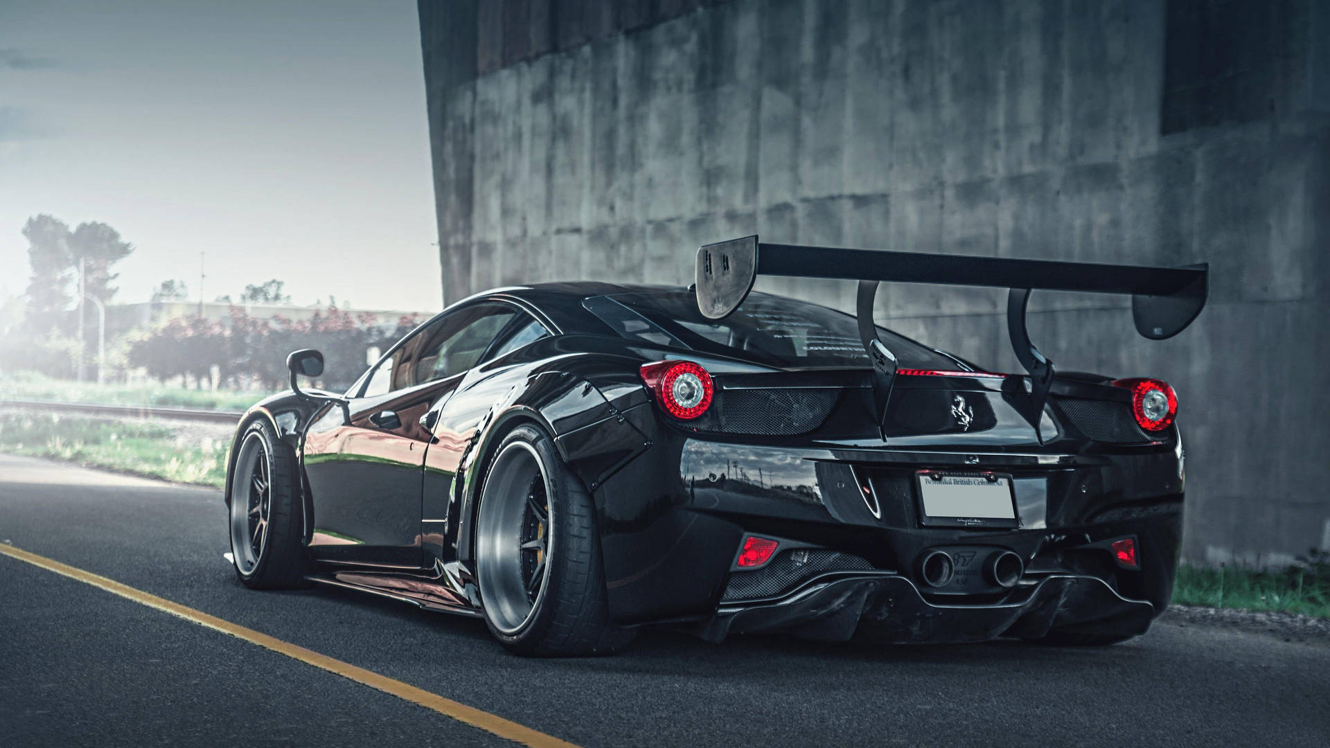 Black Car Hd Ferrari Wallpaper