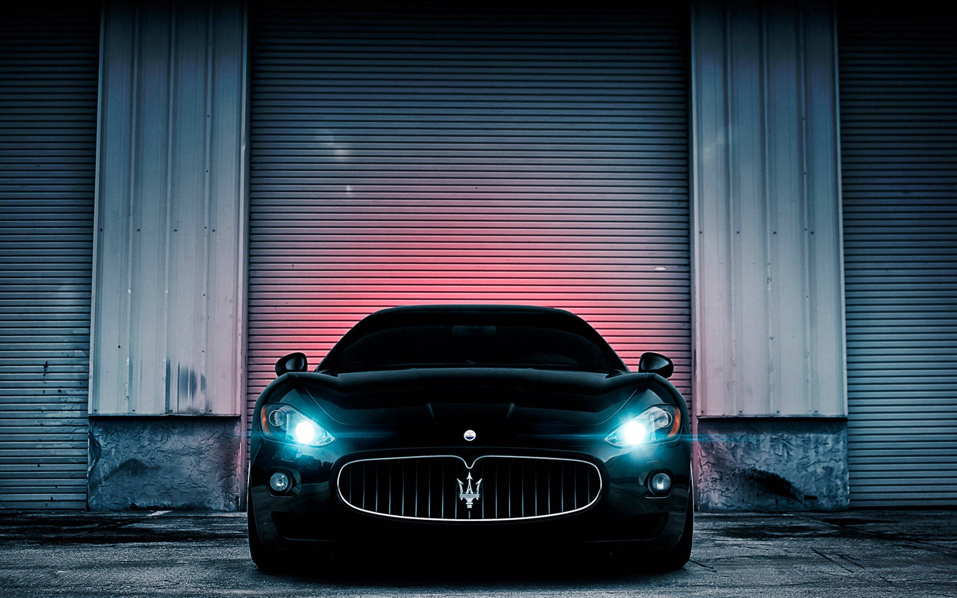 Black Car Hd Maserati Granturismo Wallpaper