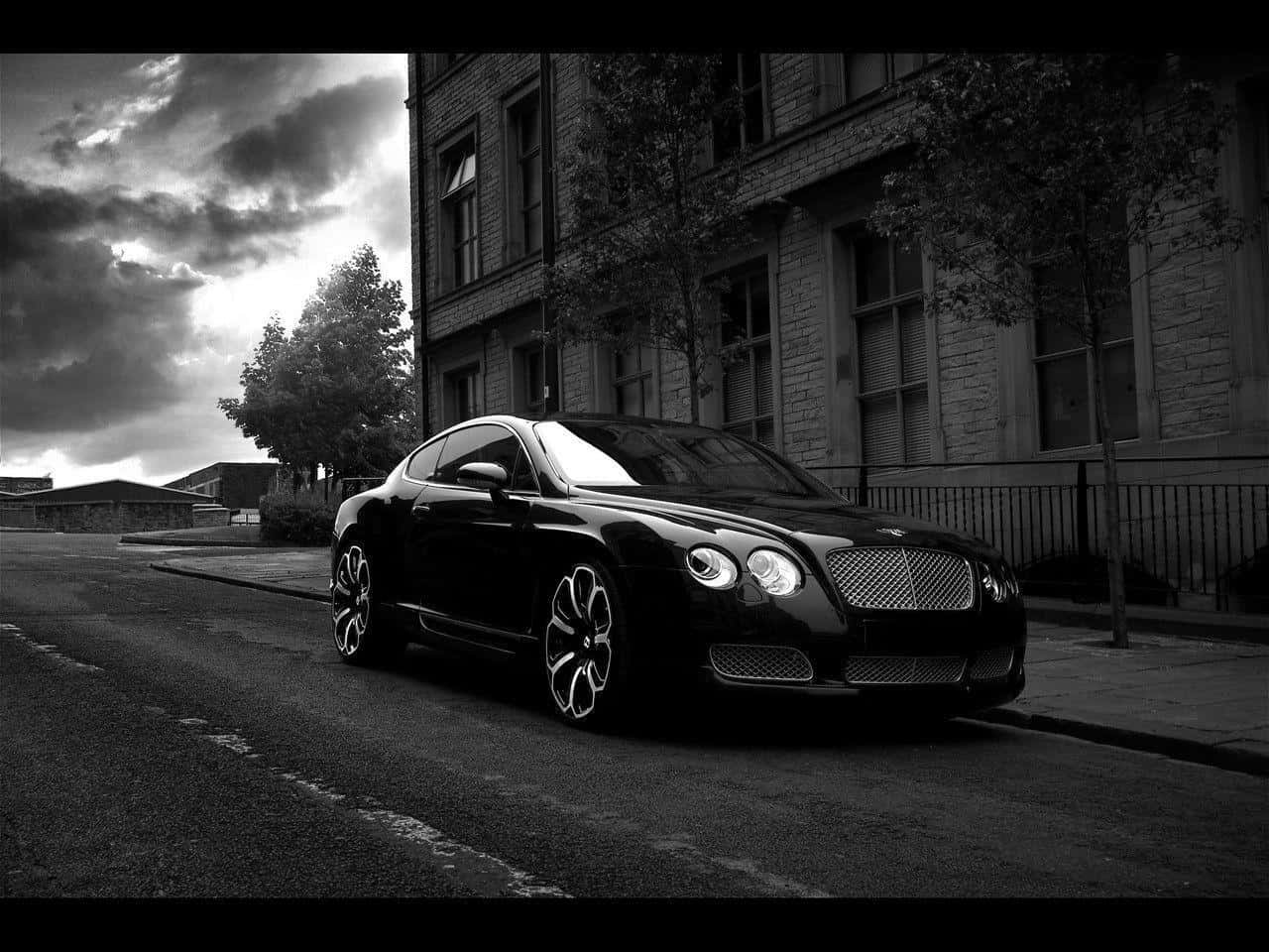 Bentley Continental Parked On The Street