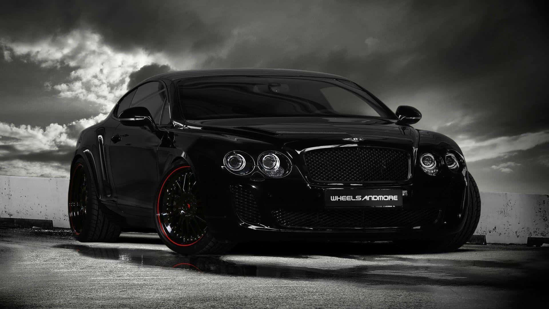 Ride in style with a black car.