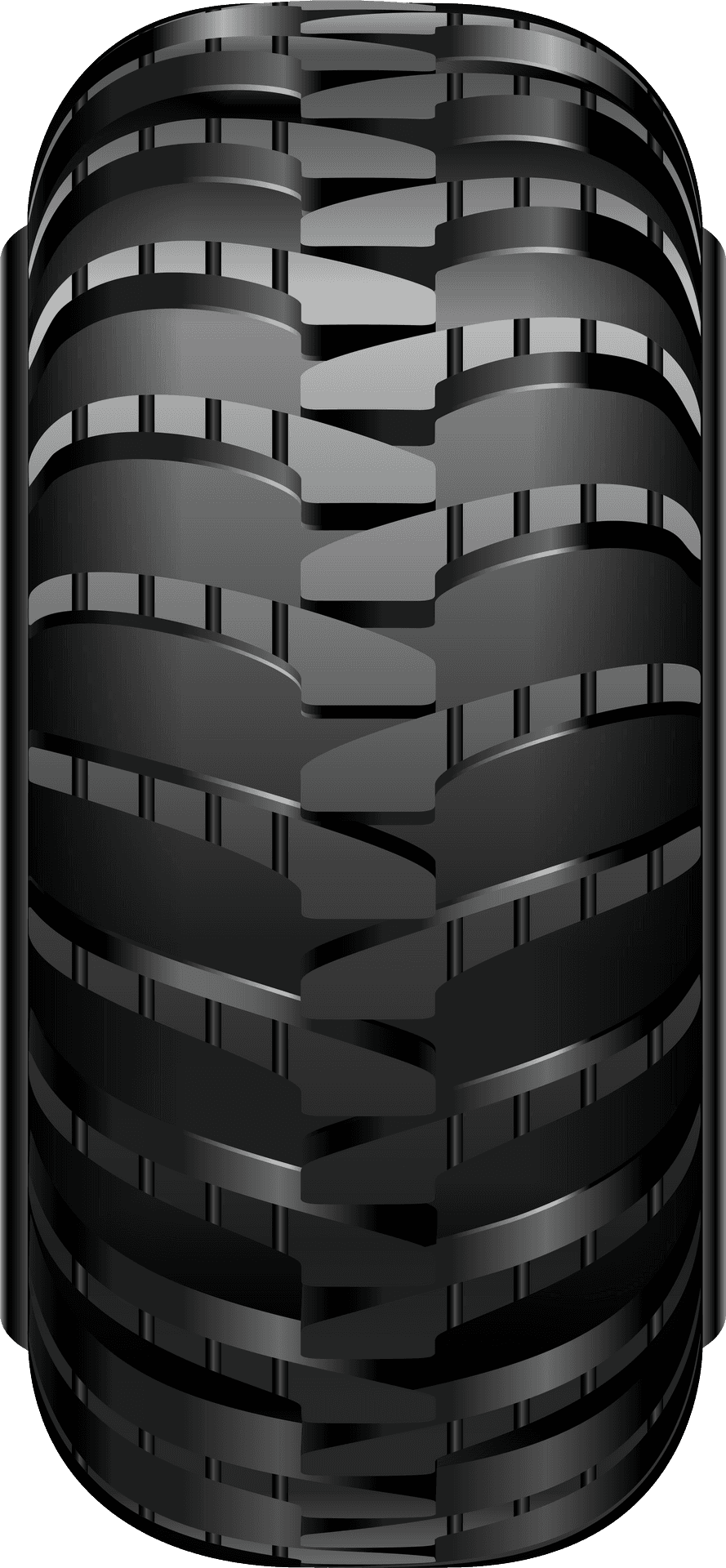 Black Car Tire Clipart PNG