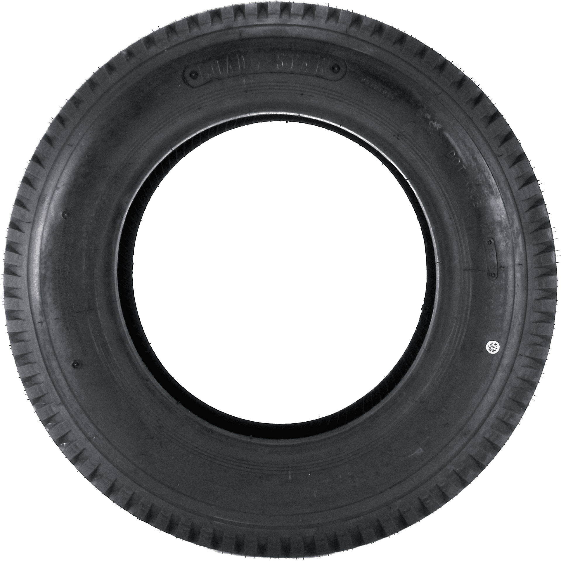 Black Car Tire Profile PNG