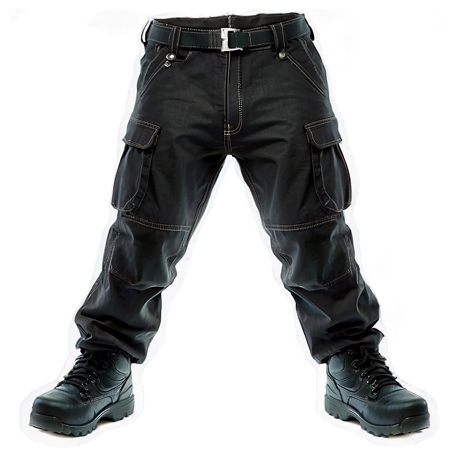 Black Cargo Pants Png Gqd11 PNG