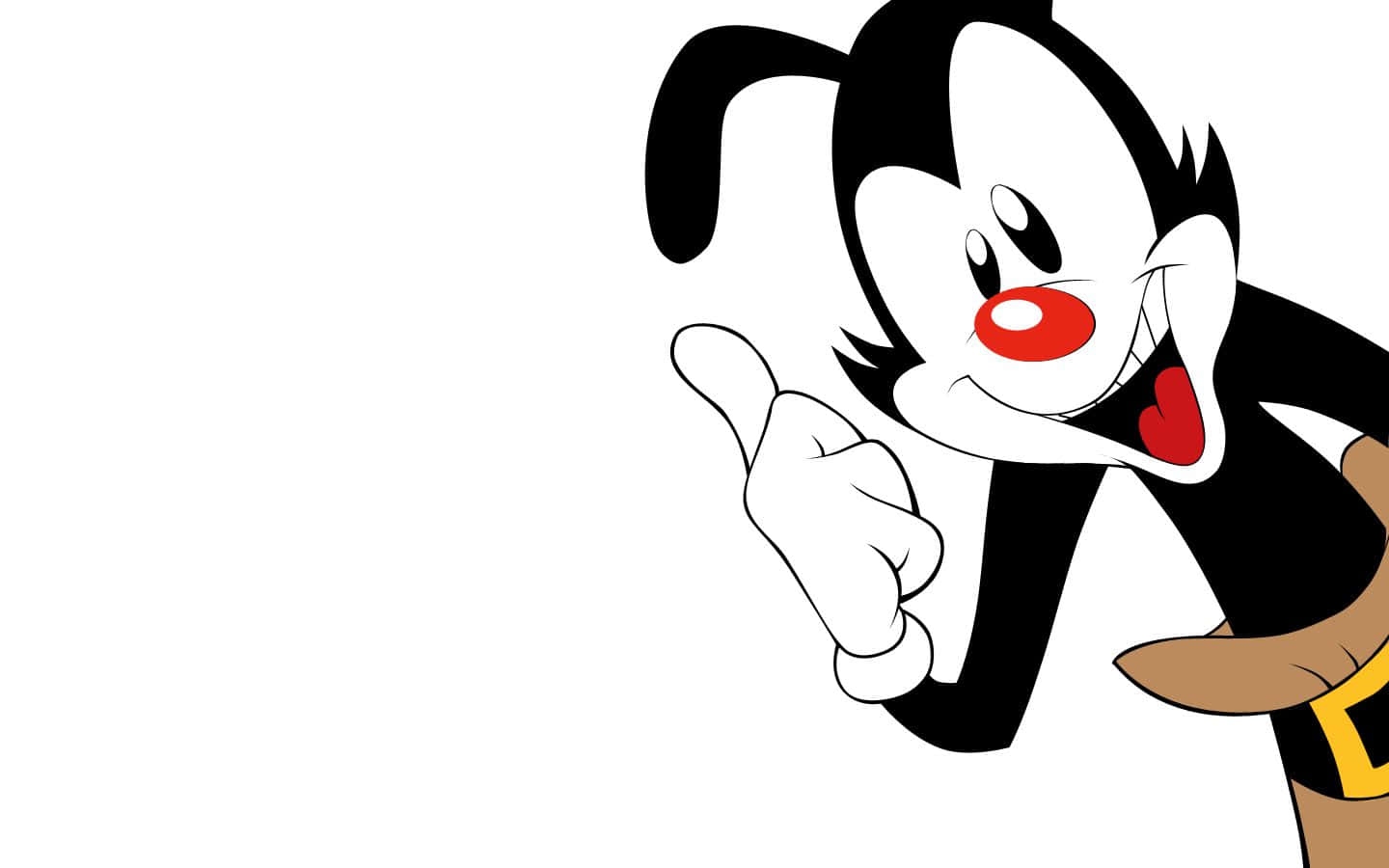 Personaggiodei Cartoni Animati Looney Tunes Che Punta Il Dito Sfondo