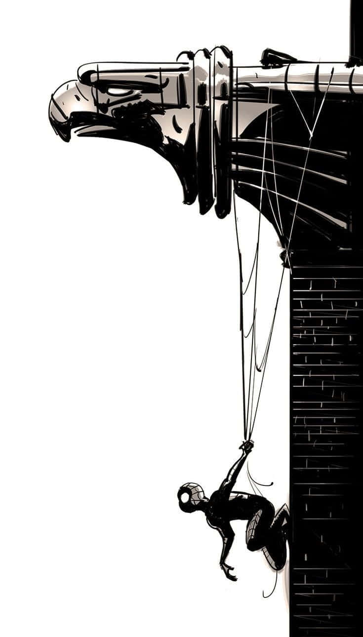 Spider-Man - Den enorme Spider-Man - Adrian Scott Wallpaper