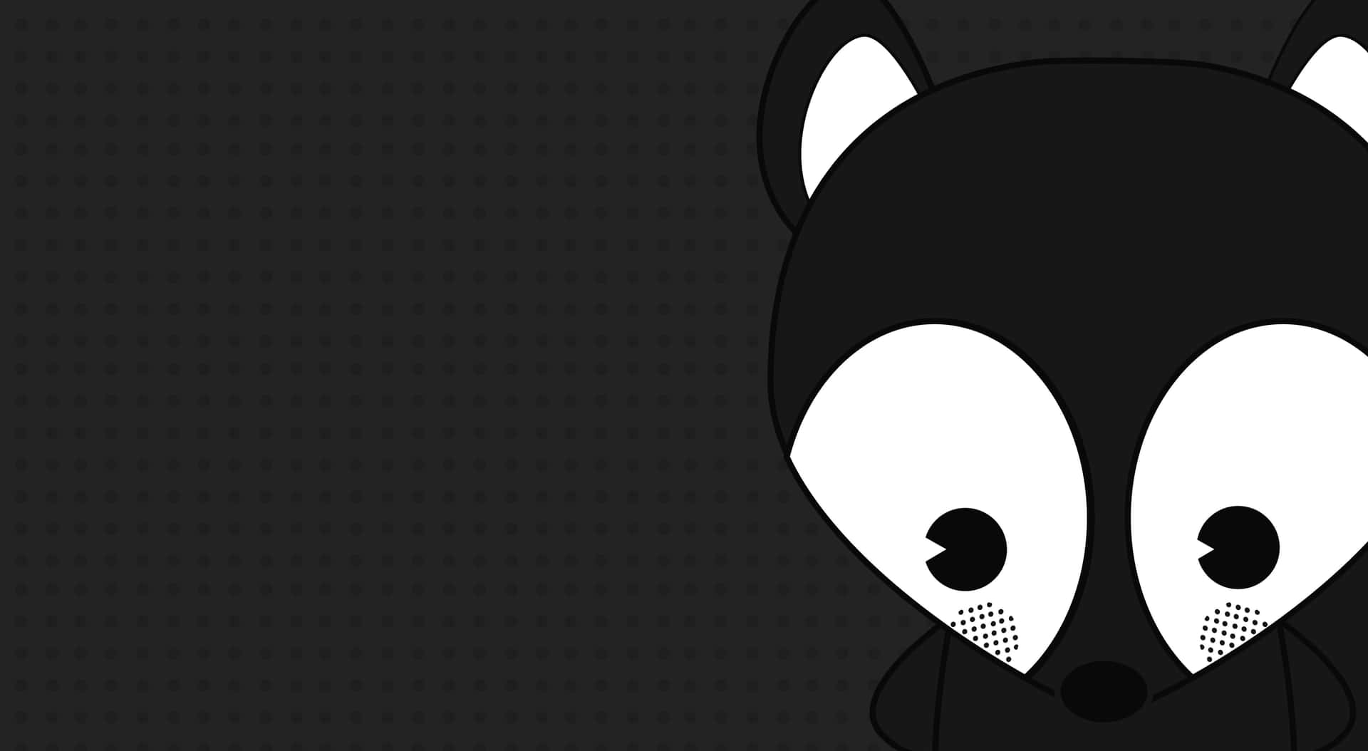 Black Cartoon Fox [wallpaper] Wallpaper