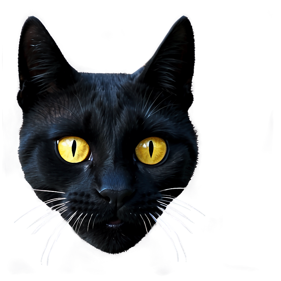 Black Cat Face Png Gyj PNG