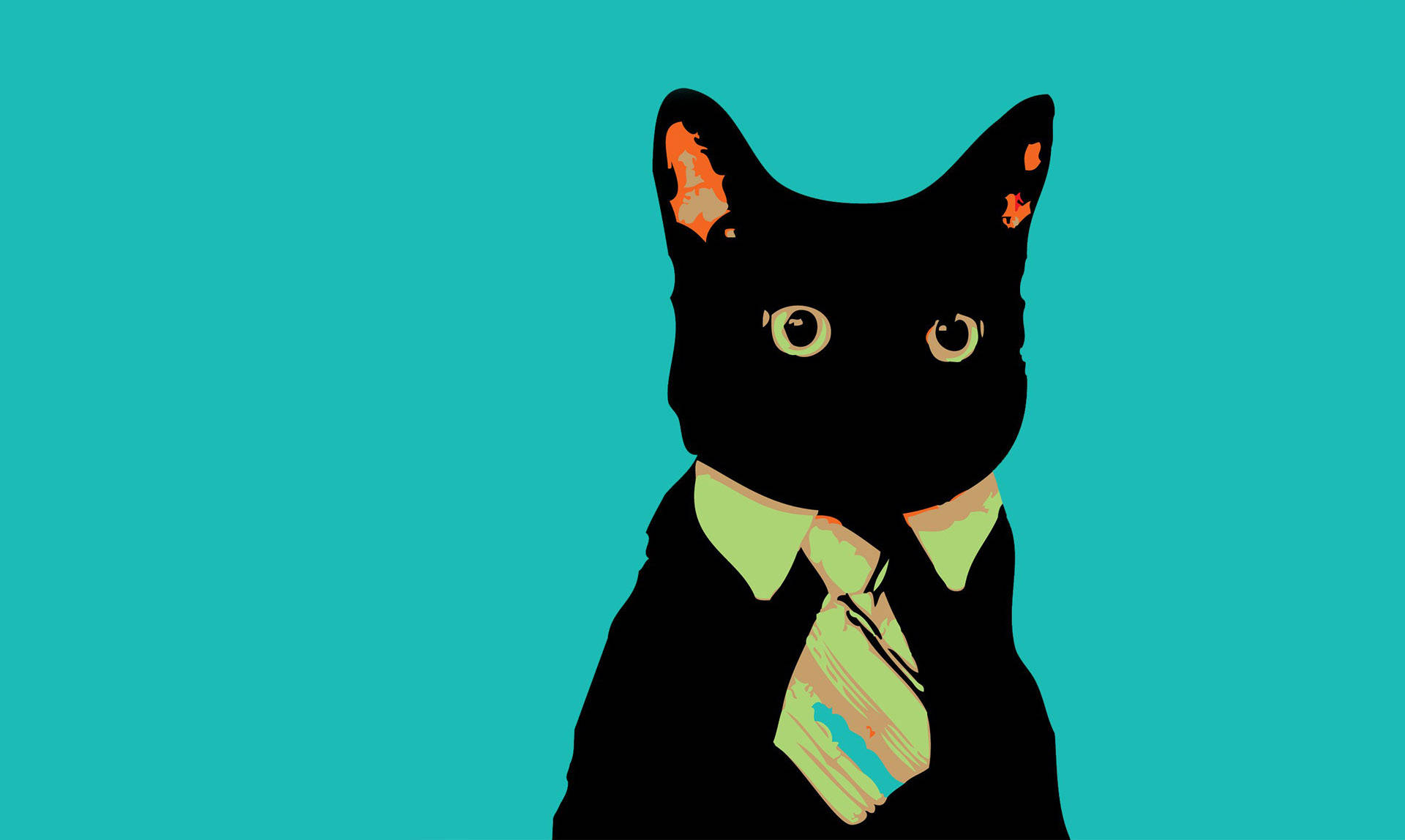 Black Cat Meme Wallpaper