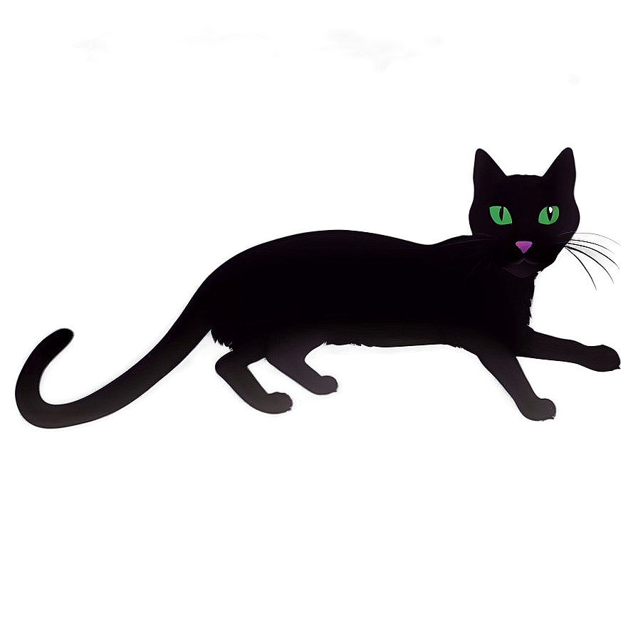 Download Black Cat Silhouette Png 37 | Wallpapers.com