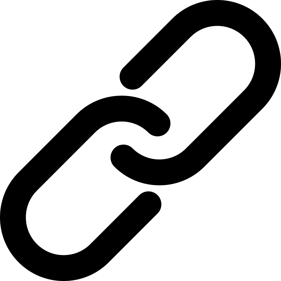 Black Chain Link Icon PNG