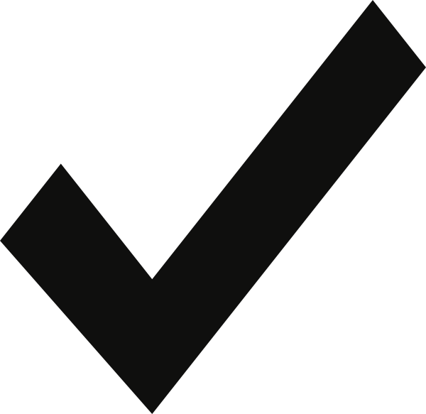 Black Check Mark Symbol PNG