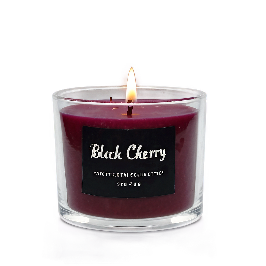 Black Cherry Candle Png Vqe70 PNG