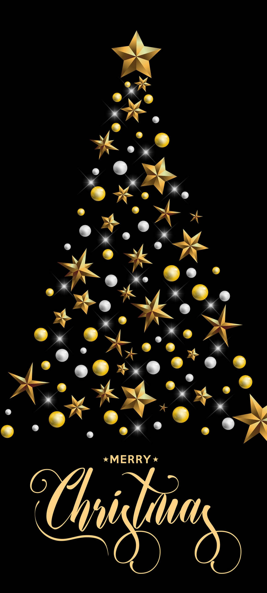Celebrate this holiday season with Black Christmas Wallpaper