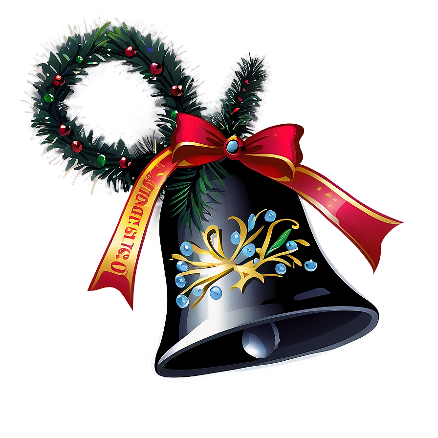 Black Christmas Bells Png Cbm PNG