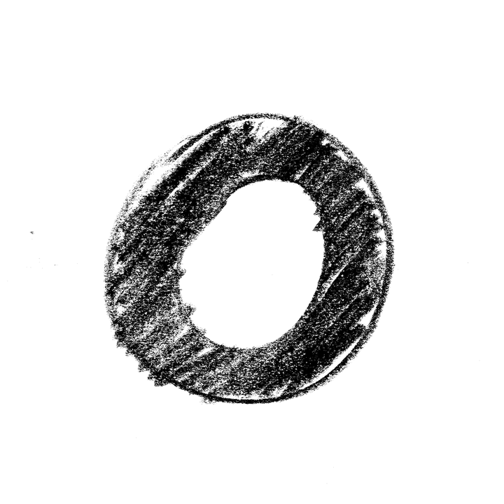 Black Circle Brush Stroke Texture PNG