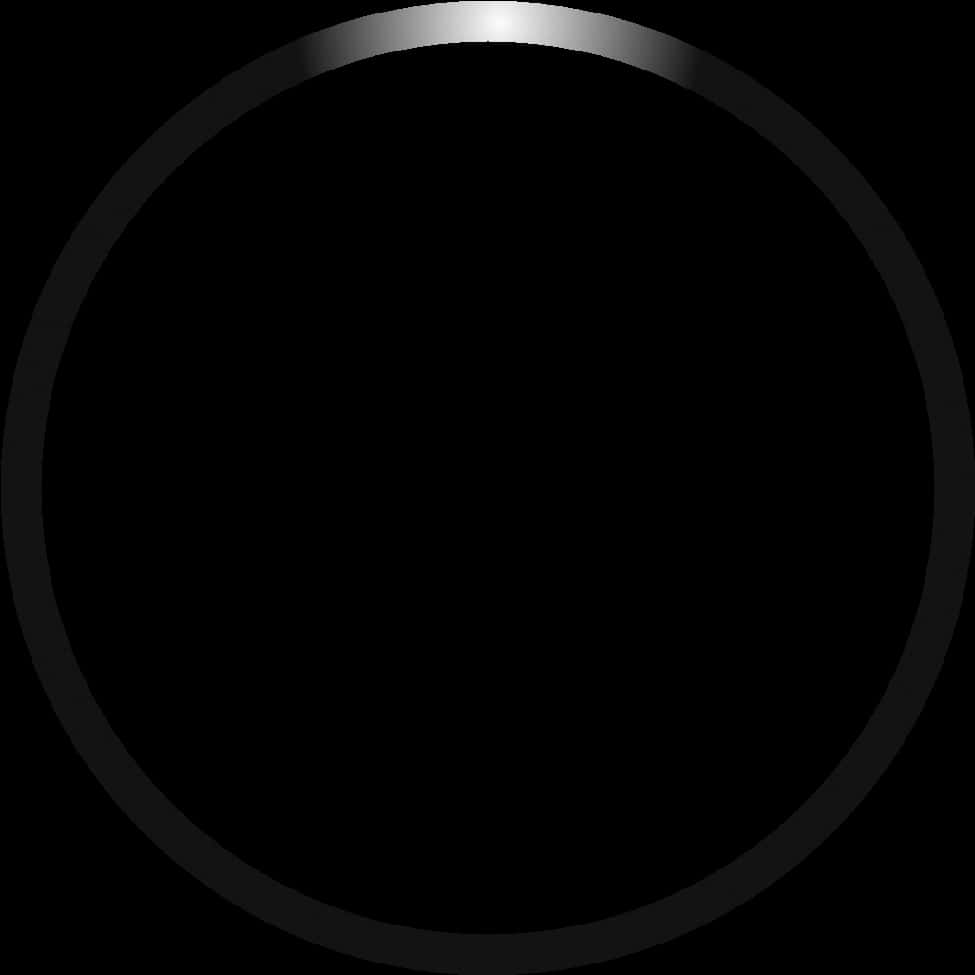 Black Circle White Background PNG