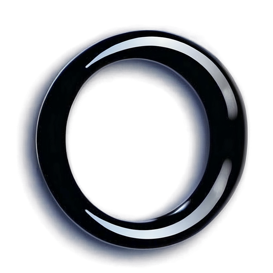 Black Circle With Transparent Background Png 05252024 PNG