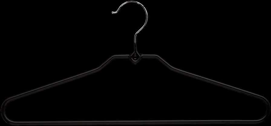 Black Clothes Hanger Silhouette PNG