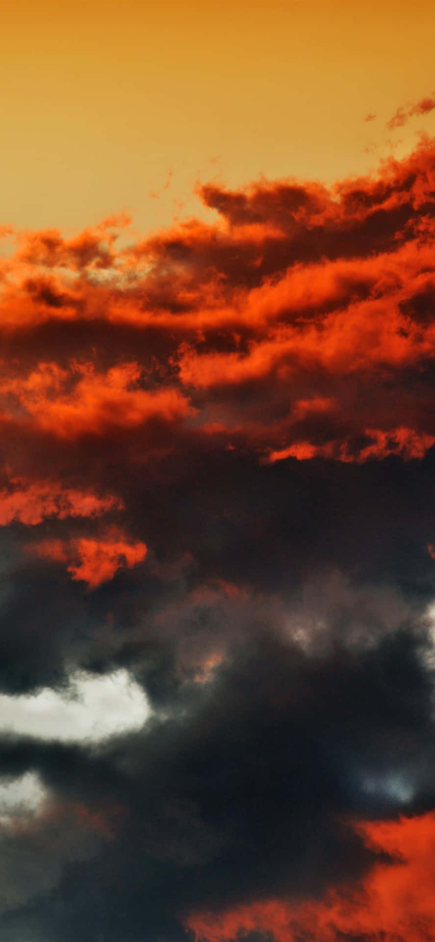 Red And Black Clouds Wallpaper