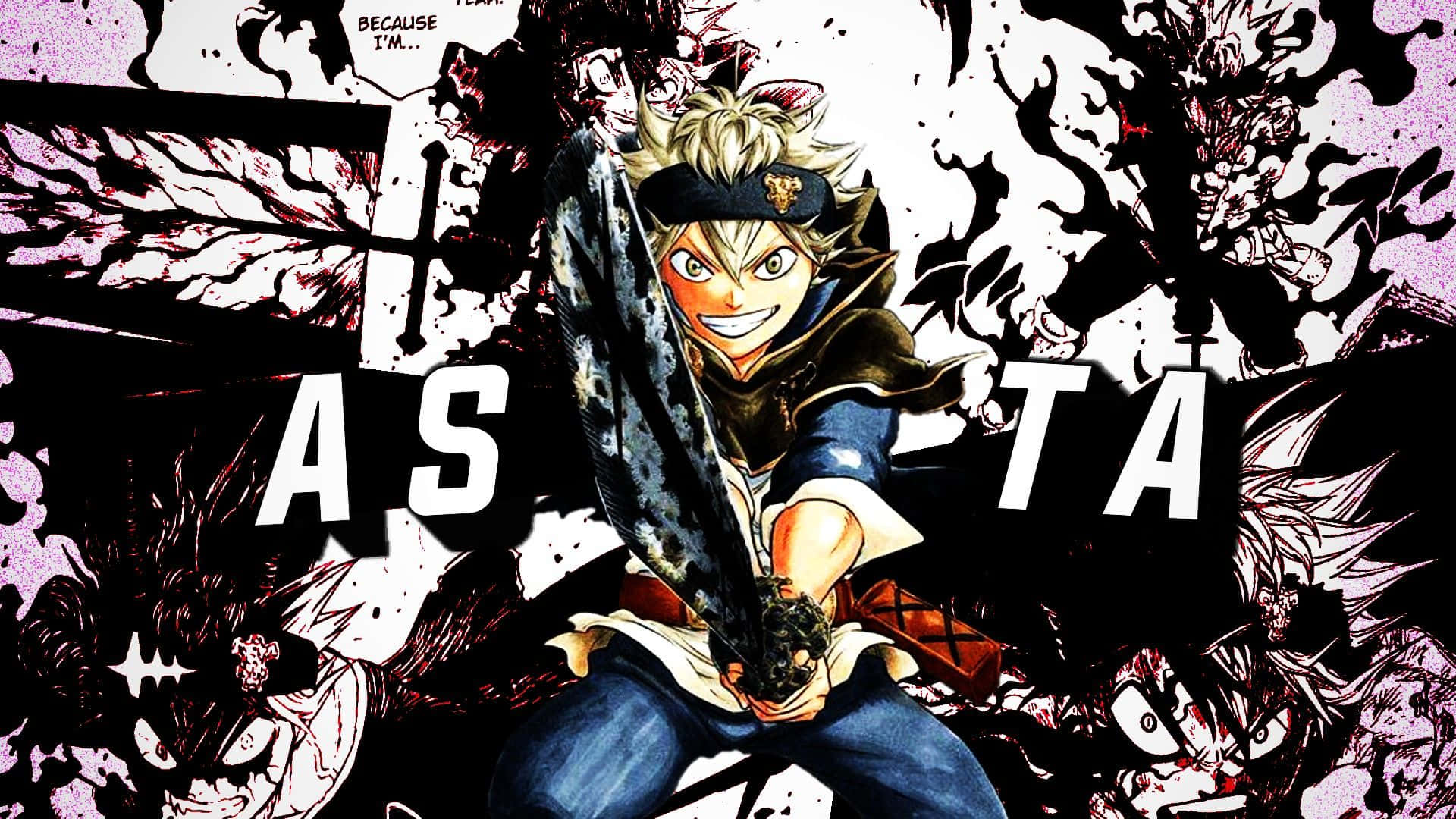 Download Black Clover Asta Demon unleashes its powerful magic to fight  against evil. Wallpaper