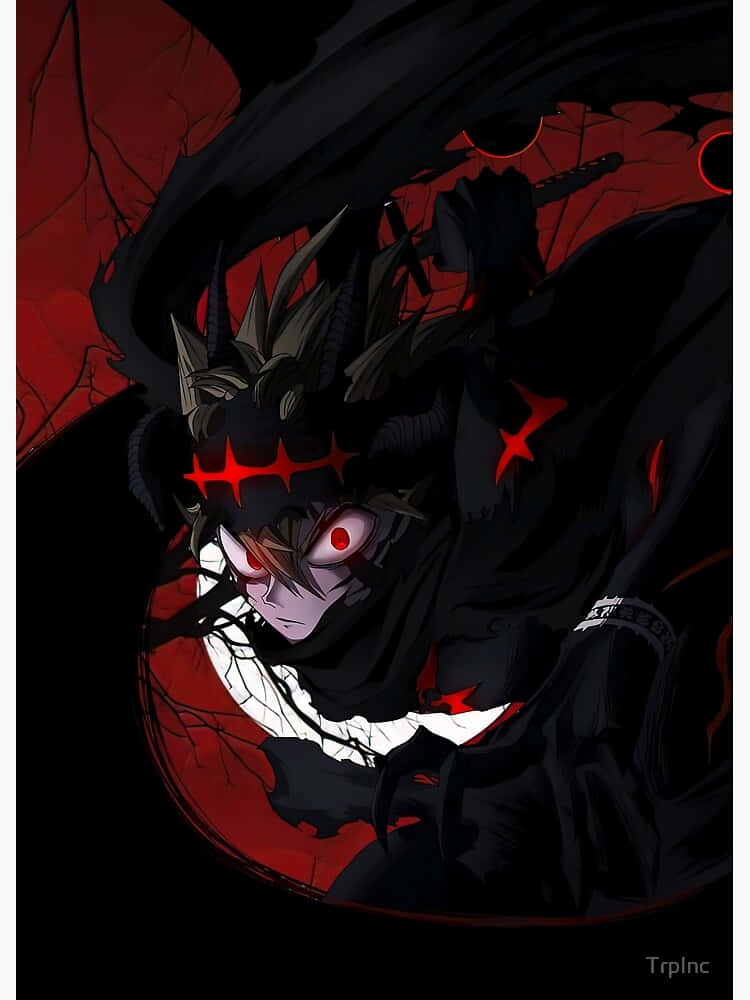 Download Asta Demon Form in Black Clover Series Wallpaper | Wallpapers.com