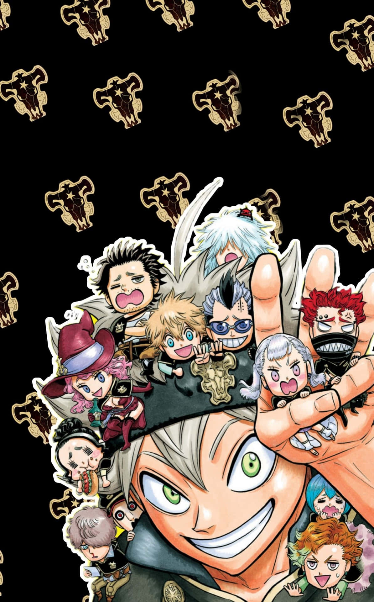 Black Clover Black Bull Characters Wallpaper