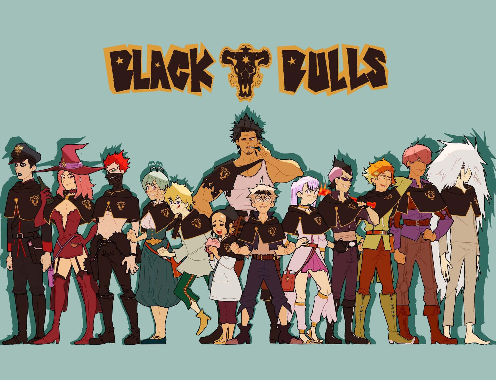 Black Clover Black Bull Group Wallpaper