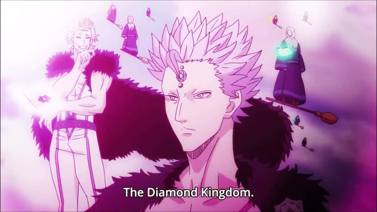 Black Clover Mars En Diamond Kingdom Achtergrond