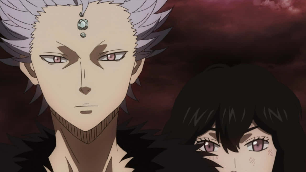 Black Clover Mars En Fana Anime Scène Achtergrond