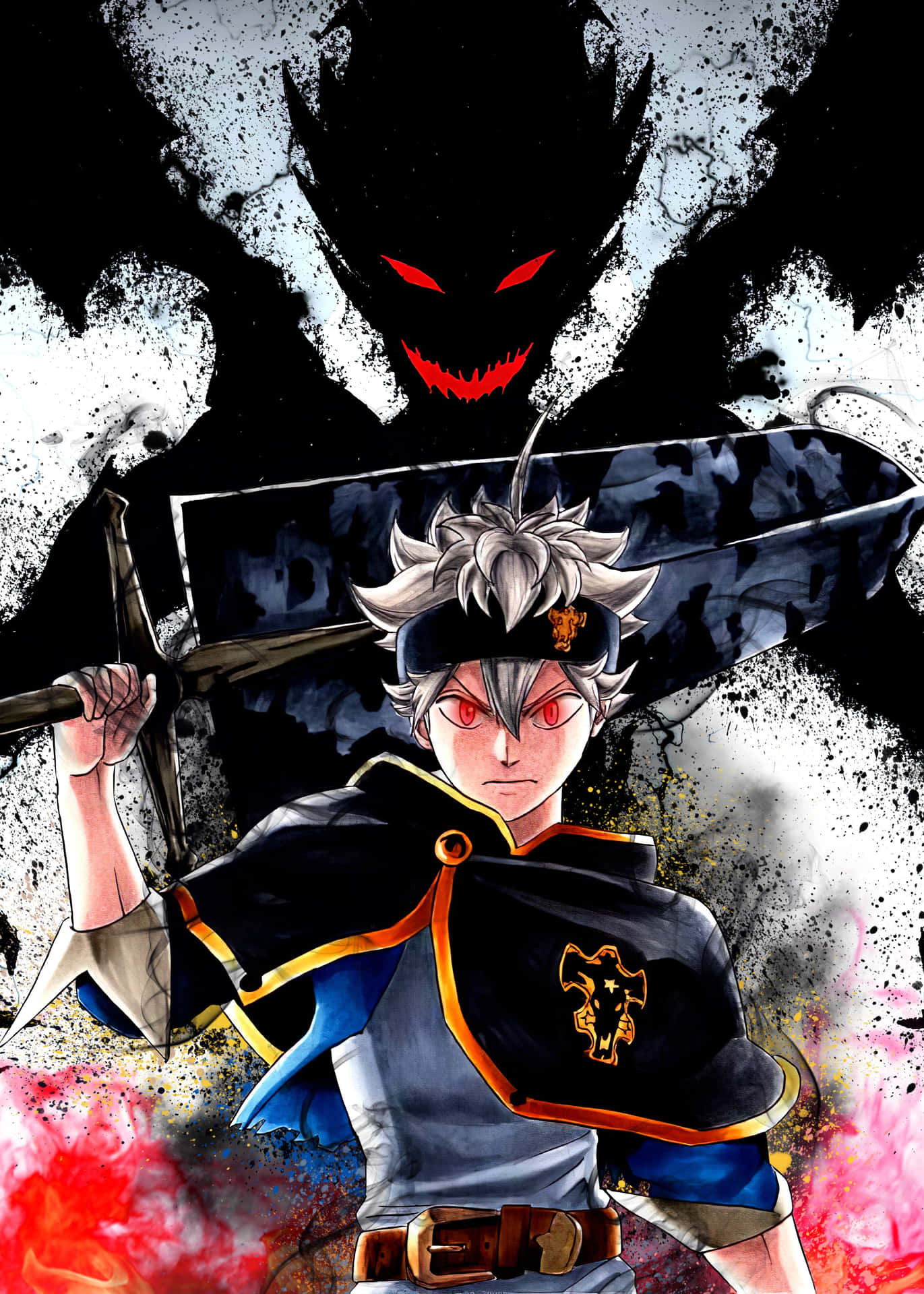 Asta and Yuno, the two young leads of the manga series Black Clover